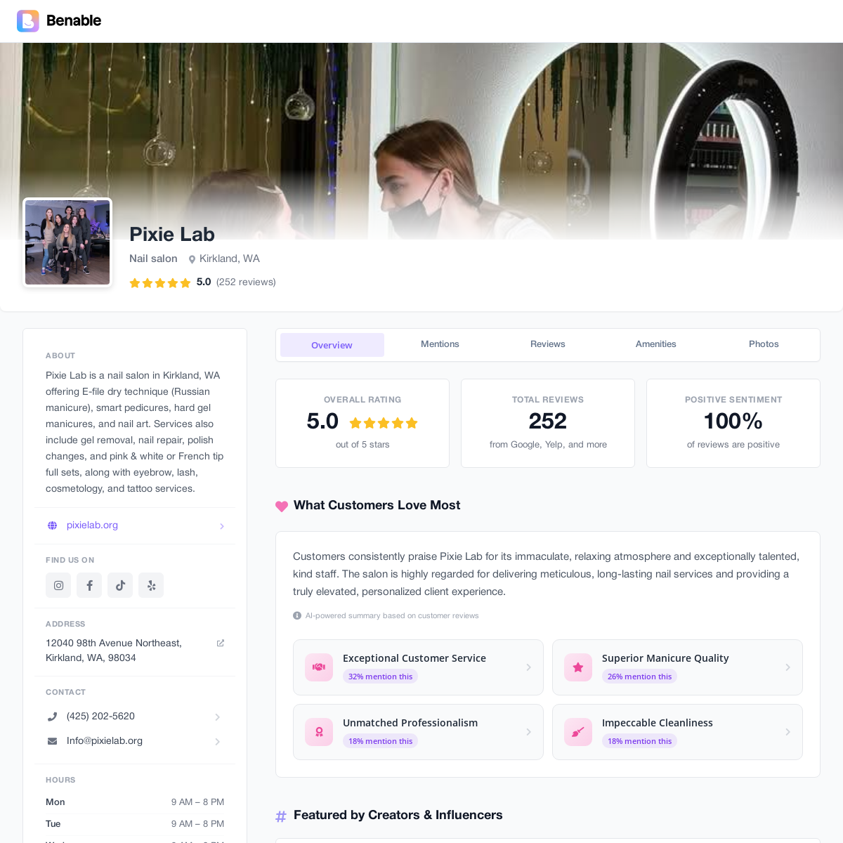 Pixie Lab - Nail salon in Kirkland, WA | Reviews & Ratings