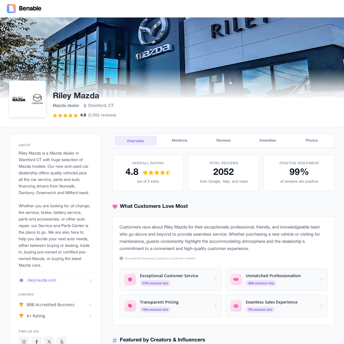 Riley Mazda - Mazda dealer in Stamford, CT | Reviews & Ratings